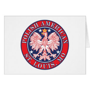 Cartão Rua Louis Missouri Polonês