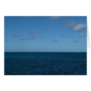 Cartão Rua. Lucia Horizon Blue Ocean