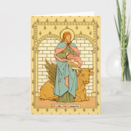 Cartão Rua. Luke, o Evangelista (RLS 08) Saudação do Vazi