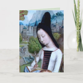 Cartão Rua. Margaret de Antioch (detalhe; M 070) Card