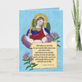 Cartão Rua. Michael (M 09) EMS/EMT Blessings Card