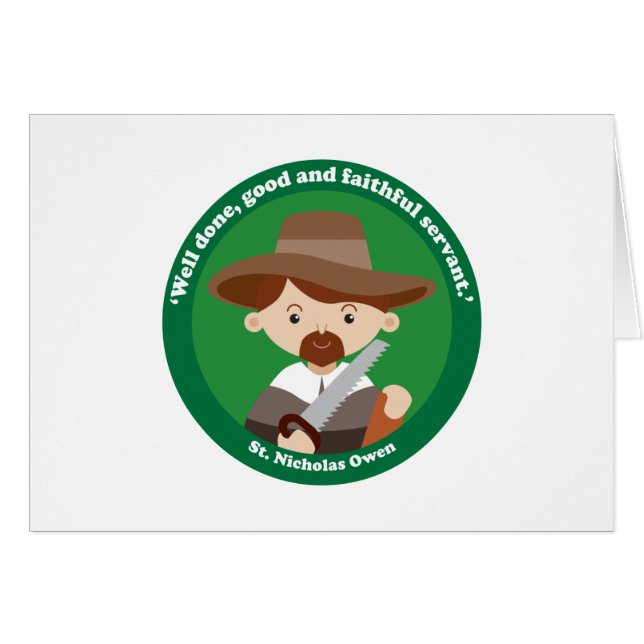 Cartão Rua, Nicholas Owen (Frente Horizontal)