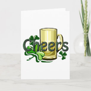 Cartão Rua. Parada Patricks Day Birmingham