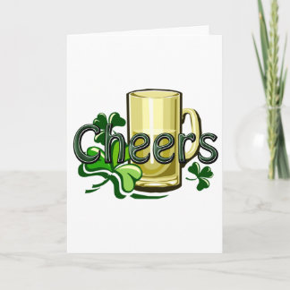 Cartão Rua. Parada Patricks Day Birmingham