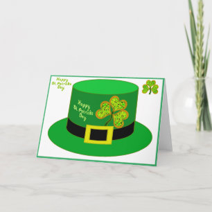 Cartão Rua Patrick Leprechaun Card Party Hat pdf