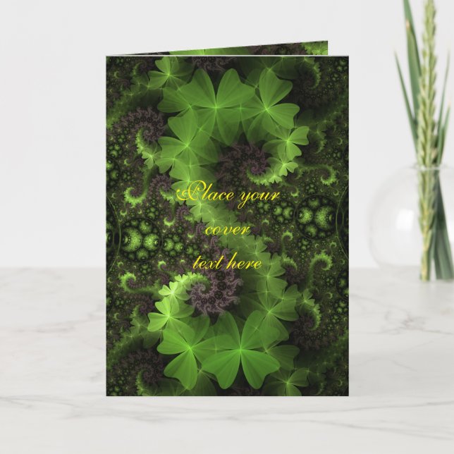 Cartão Rua Patrick Shamrock Field (Frente)