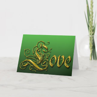 Cartão Rua. Patricks Day Love