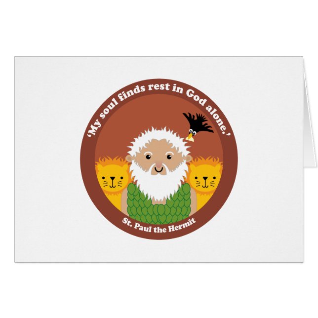 Cartão Rua, Paul, o Hermit (Frente Horizontal)