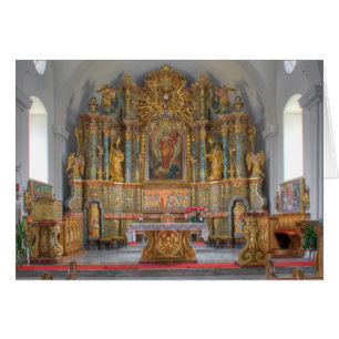 Cartão Rua Pfarrkirche. Margaretha