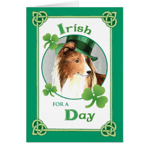 Cartão Rua, prateleira do dia de Patrick