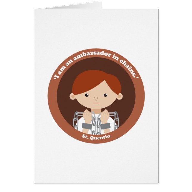 Cartão Rua. Quentin (Frente)