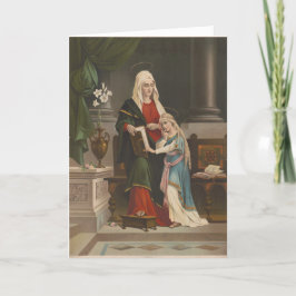 Cartão Rua Religiosa, Anne Bendê Virgem Maria Vintage