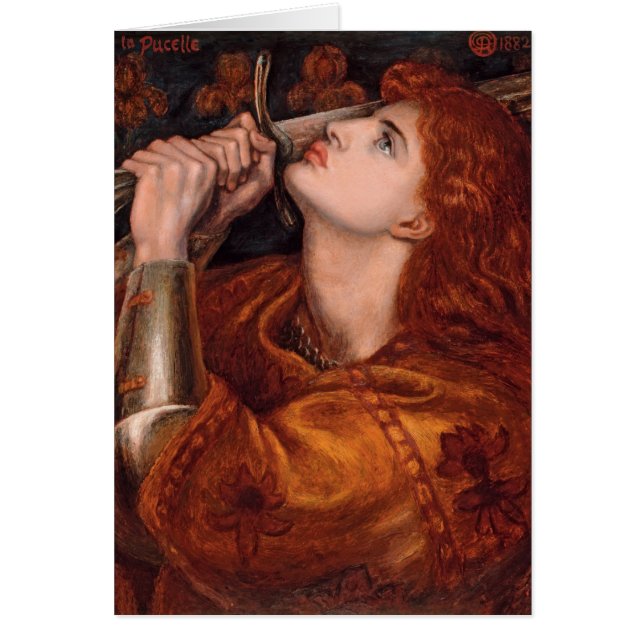 Cartão Rua Religiosa. Joan of Arc Prayer (Frente)