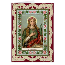 Cartão Rua, Santo religioso católico de Filomena