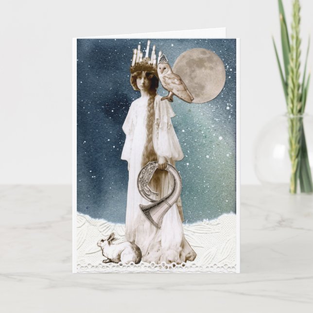 Cartão Rua. Saudações de Lucia Winter (Frente)