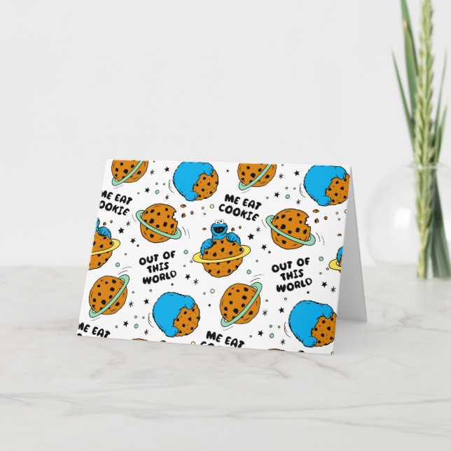 Cartão Rua Sésamo | Feliz Aniversário (Frente)