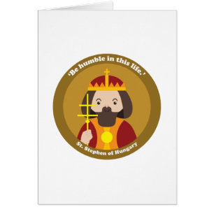 Cartão Rua. Stephen of Hungary