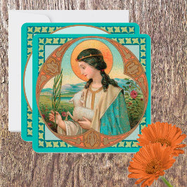 Cartão Ruas. Agnes de Roma (BK 006)