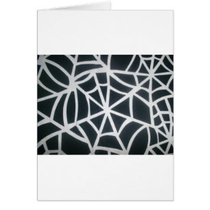 Cartão Ruas brancas e negras, pretas e pretas