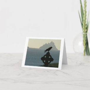 Cartão Ruas finlandeses Bay Raven com Skelligs