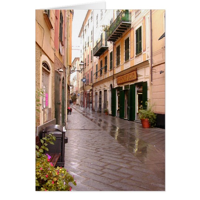 Cartão Ruas italianas (Frente)