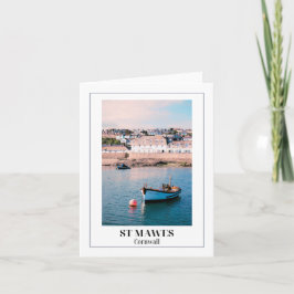 Cartão Ruas Mawes, Cornwall