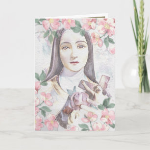 Cartão Ruas Religiosas, Carmelite Carmelite Nun Vintage C