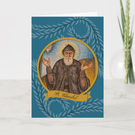 Cartão Ruas Religiosas, Charbel Sharbel Oração Católica