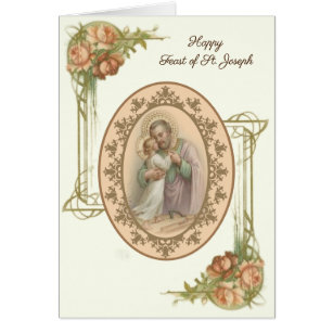 Cartão Ruas Religiosas, Joseph Child Jesus, Dia do Banque