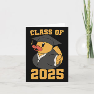 Cartão Rubber Duck Cl De Graduação De 2025 Mais velho 202