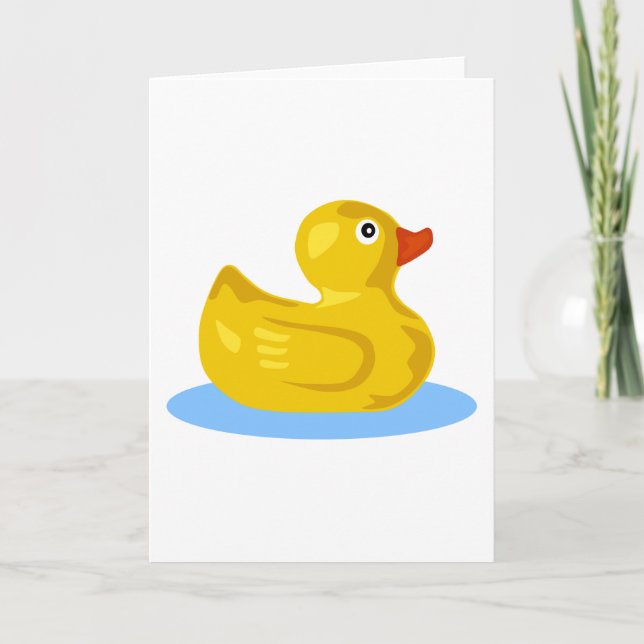 Cartão Rubber Ducky (Frente)