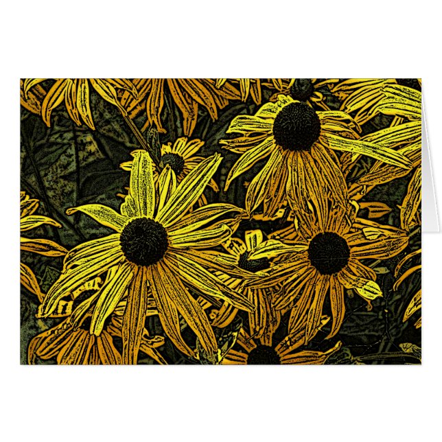 Cartão RUDBECKIA (Frente Horizontal)
