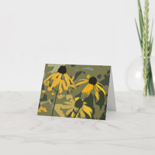 Cartão Rudbeckias Blank Notecard