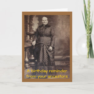 Cartão Rude Vintage Divertido Parabéns