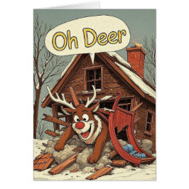 Cartão Rudolf gone wrong