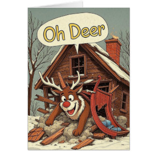 Cartão Rudolf gone wrong