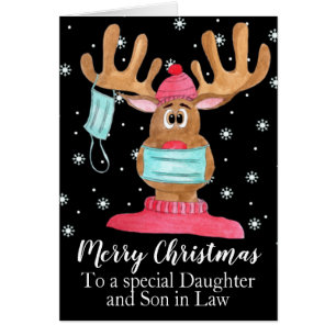 Cartão Rudolph Face - Revista Mascarada