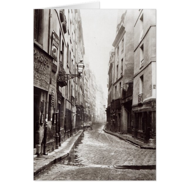 Cartão Rue Aumaire, da Rue Volta, Paris, 1858-78 (Frente)