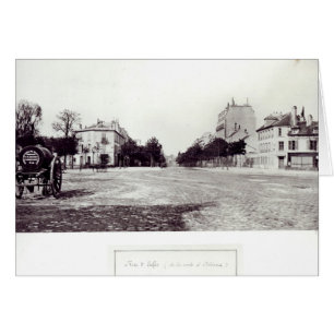 Cartão Rue d'Enfer, da estrada para Orleans