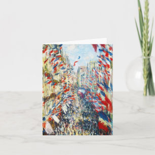 Cartão Rue Montorgueil, Paris, Festival de junho