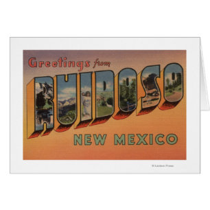 Cartão Ruidoso, New mexico - grandes cenas da letra