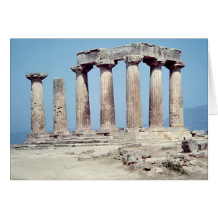 Cartão Ruínas do templo de Apollo, c.550 BC