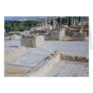 Cartão Ruínas romanas do porto de Emporion