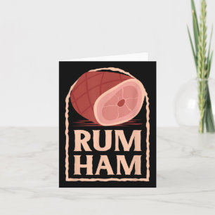 Cartão Rum Ham T I Churrasco Engraçado S _2