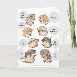 Cartão Rumores Humorísticos Aniversários são bons para vo