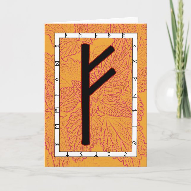 Cartão Rune Fehu - Tornando-se (Frente)