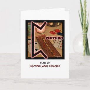 Cartão Rune Perthro - Jogos e Oportunidades - Gambler
