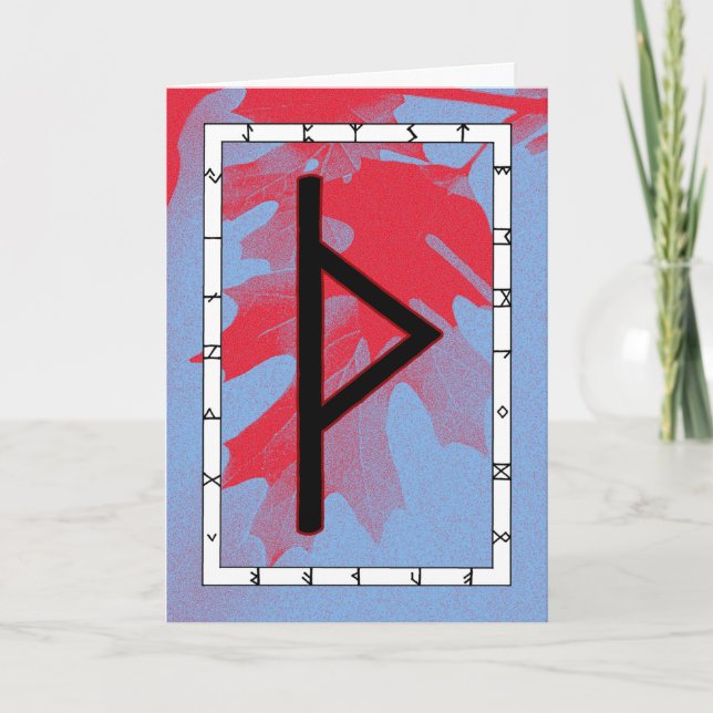 Cartão Rune Thurisaz - Defesa (Frente)