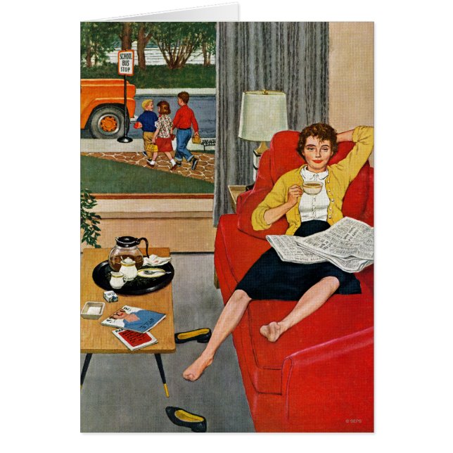 Cartão Ruptura de café da manhã (Frente)