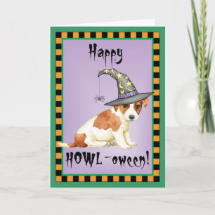 Cartão Russell Terrier Witch Card